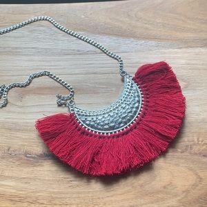 Bohemian statement necklace